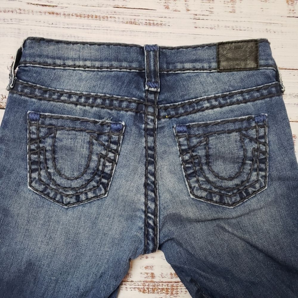 True Religion Cora Super T Slim Straight Jean 24 - Picture 2 of 13